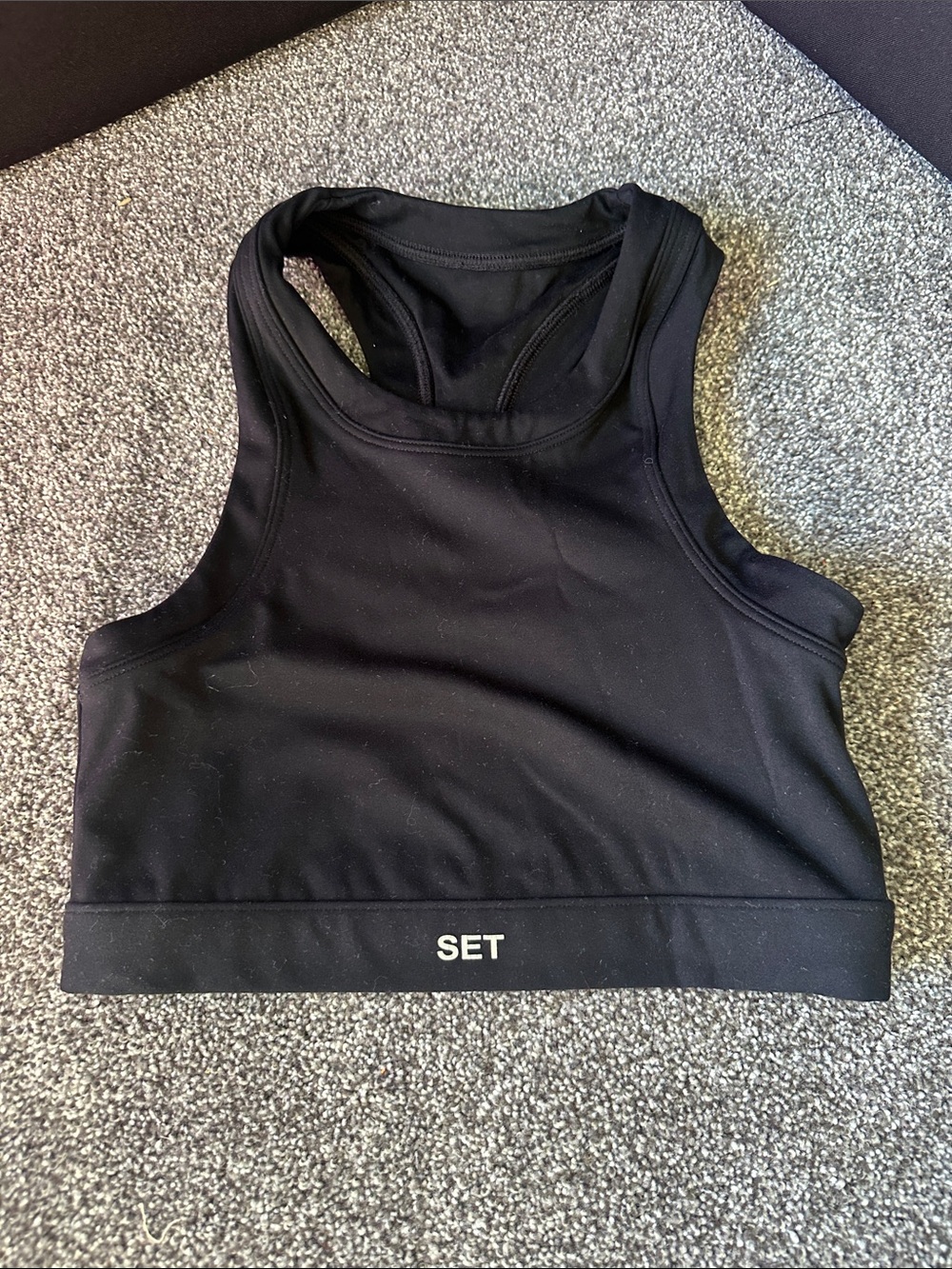 SET Active Sportbody sports bra Black Racerback